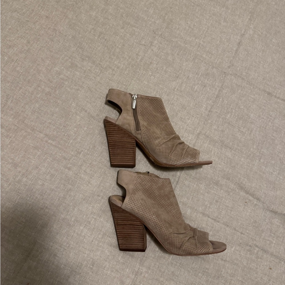 Vince Camuto Peep-Toe Ankle Boots